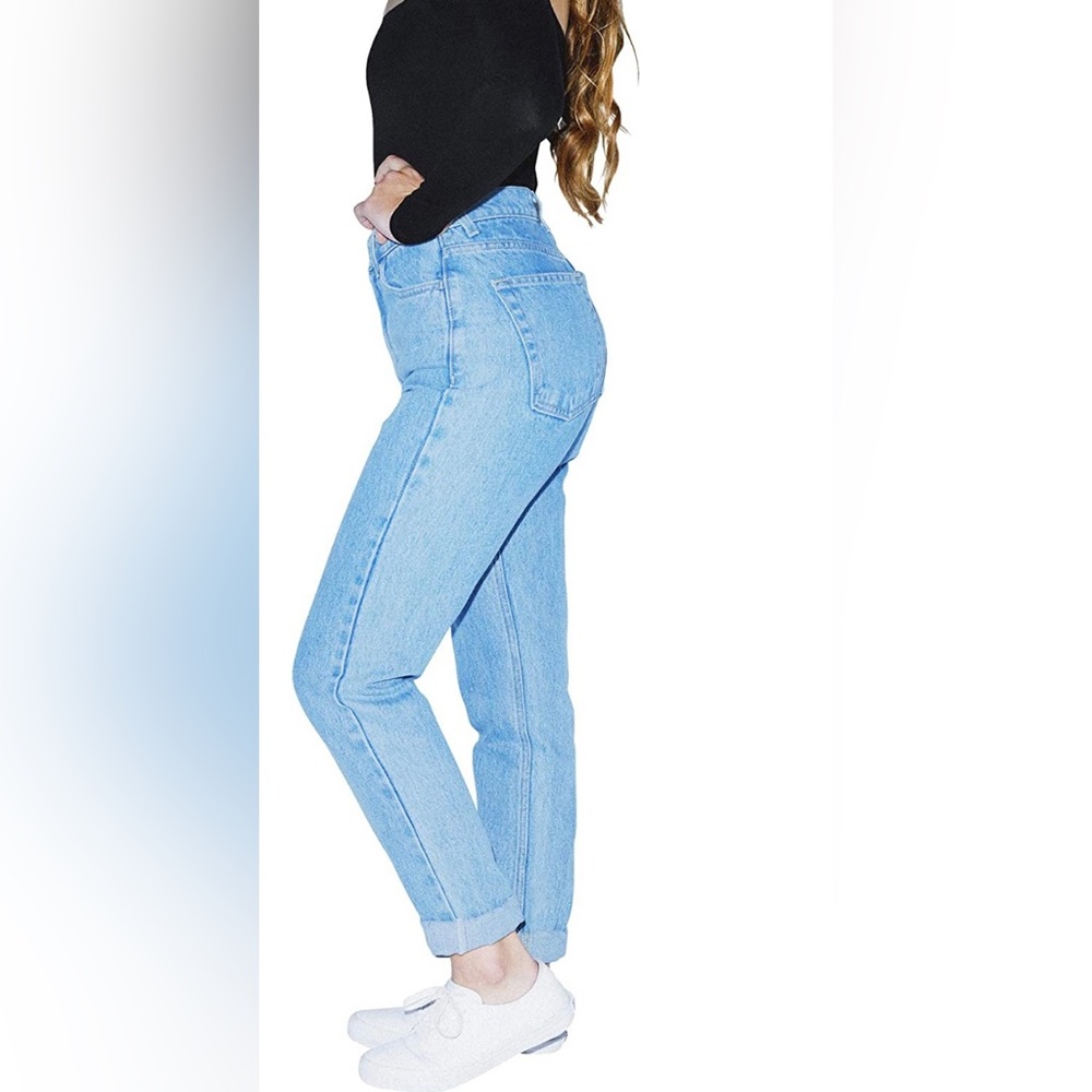 American apparel high waisted jean